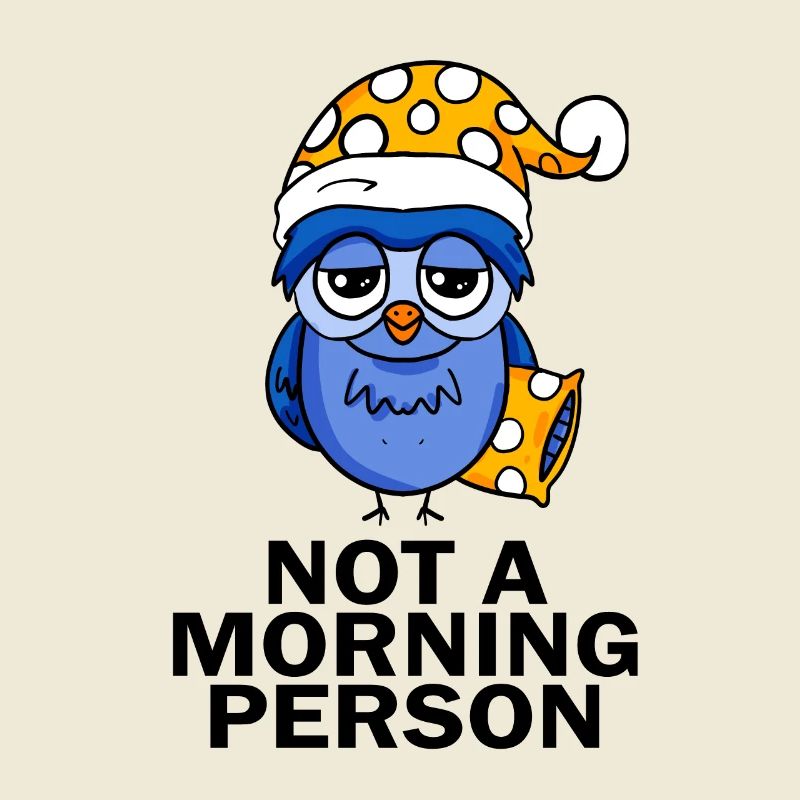 Early riser owl sleeping