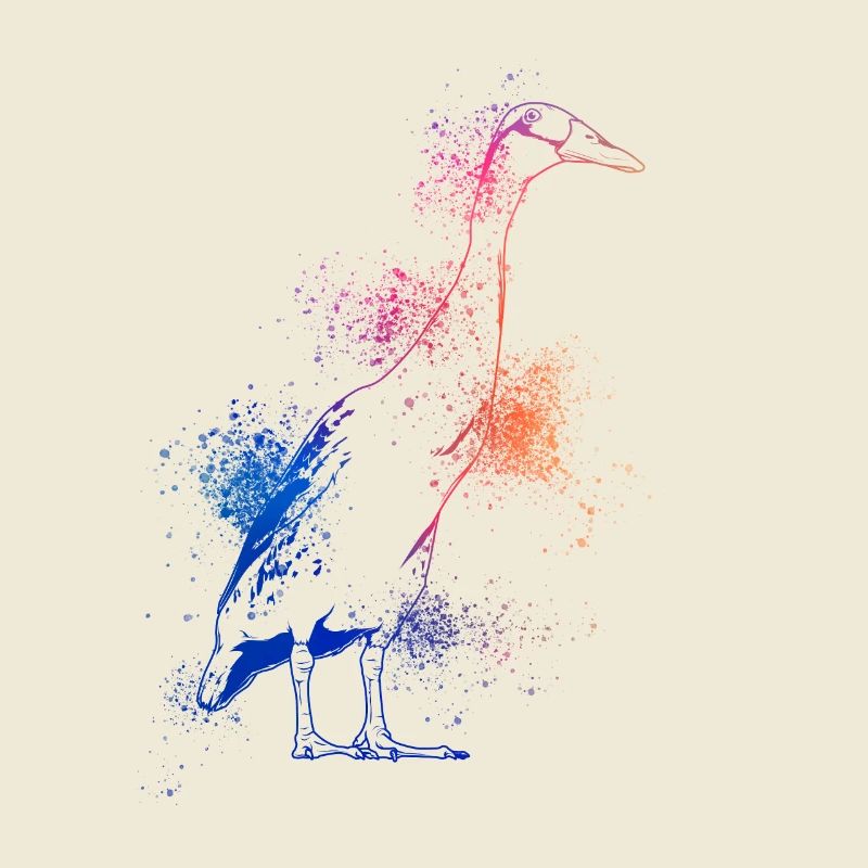 Cour de course colorée