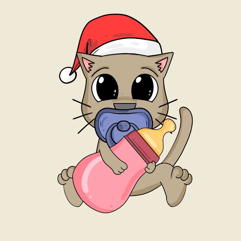 Bébé Chat Noël