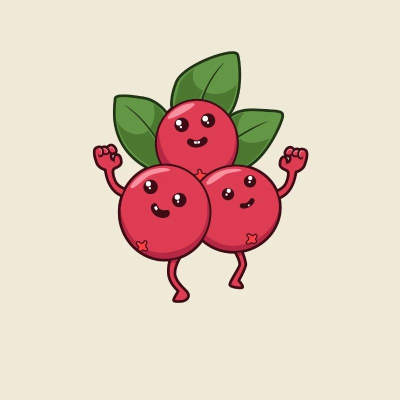 Kawaii Comic Cranberry