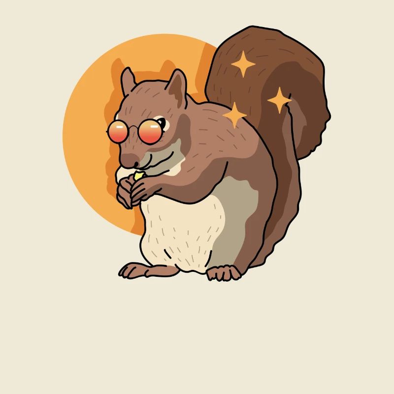 Süßes Eichhörnchen Hörnchen Grauhörnchen Geschenk