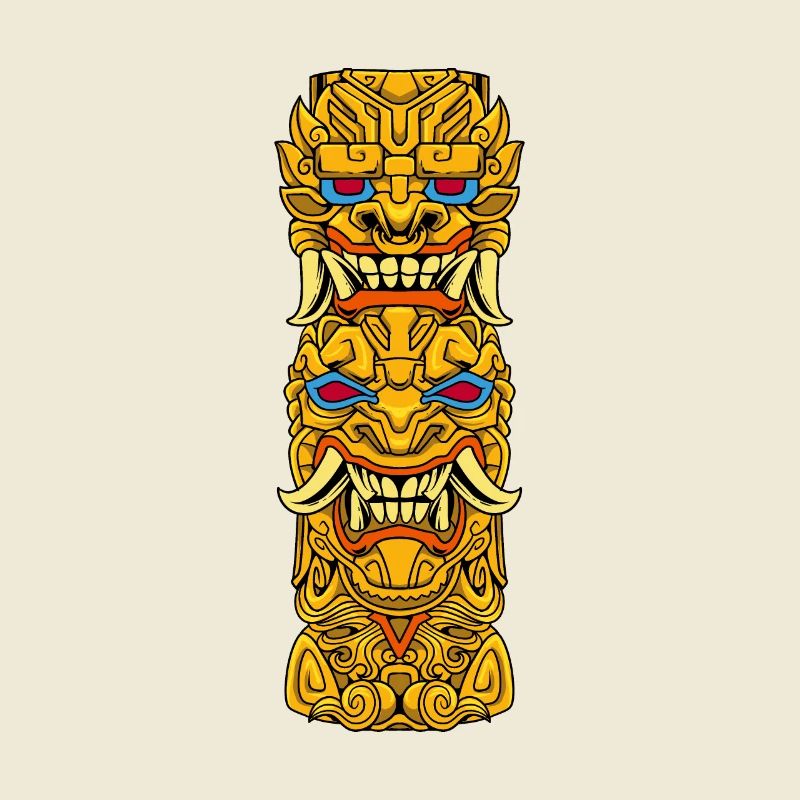 Totem aztèque