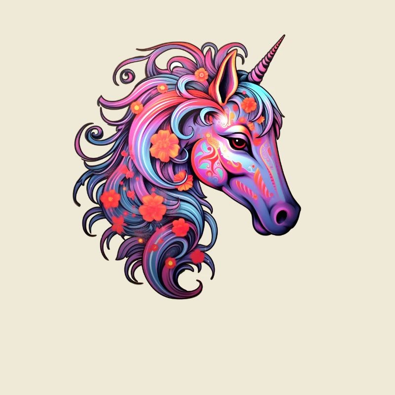 Conception esthétique de licorne