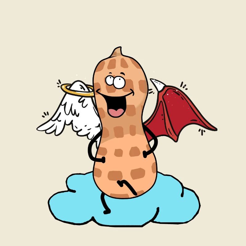 Celestial Peanut Angel Little Devil Cloud Nut
