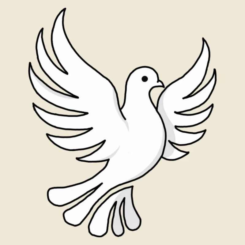 Conception simple en forme de pigeon