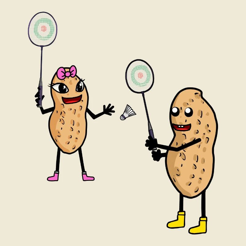 Peanut Tennis Player Peanuts Nut Nuts