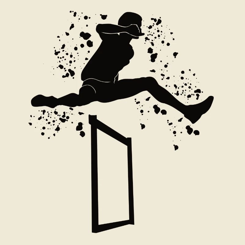 Course de haies Course d’obstacles Courses de haies pour enfants