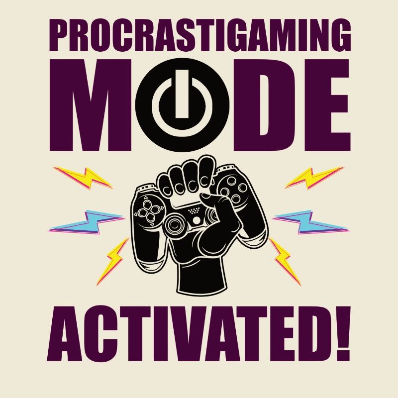 Gamer Procrastimode de jeu activé
