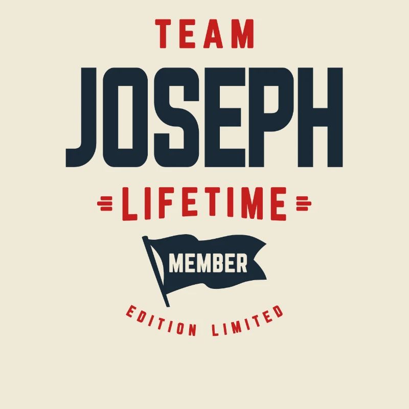 Team Joseph Lebenslanges Mitglied Lustiger Name Joseph