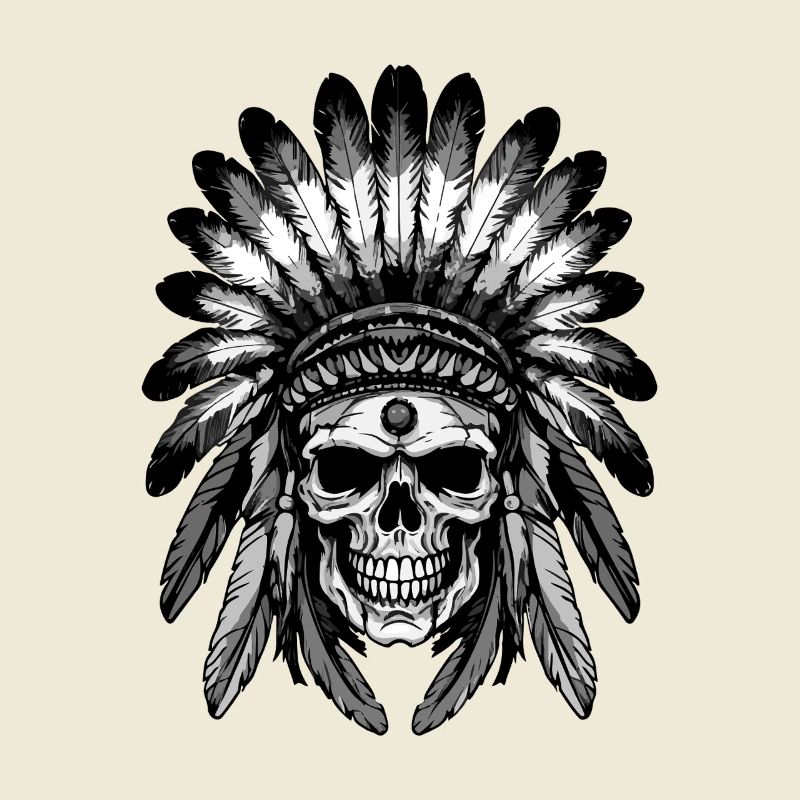 Crâne d’Indien Apache