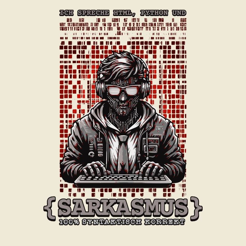 Ich spreche HTML Python und Sarkasmus