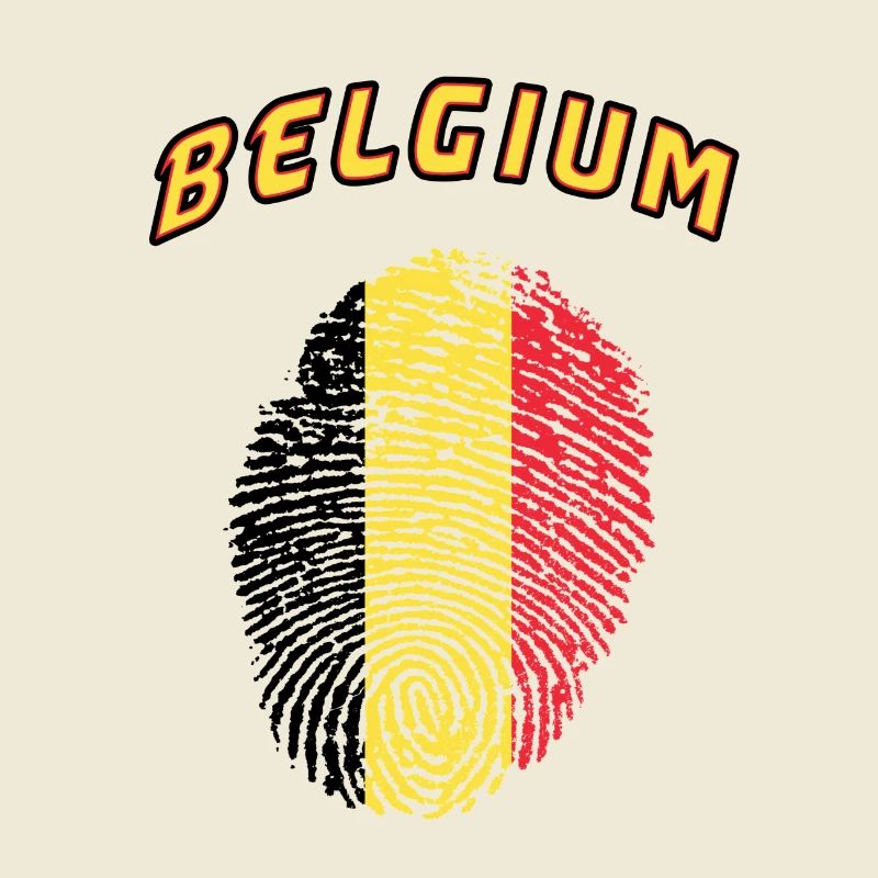 Belgium fingerprint / gift flag