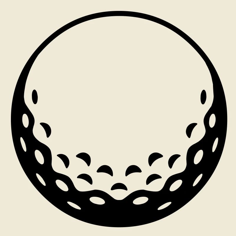 Golfball - einfärbbar