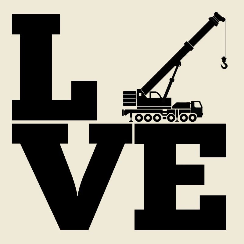 Crane Construction Crane Construction Machine Vehicle Work Gift