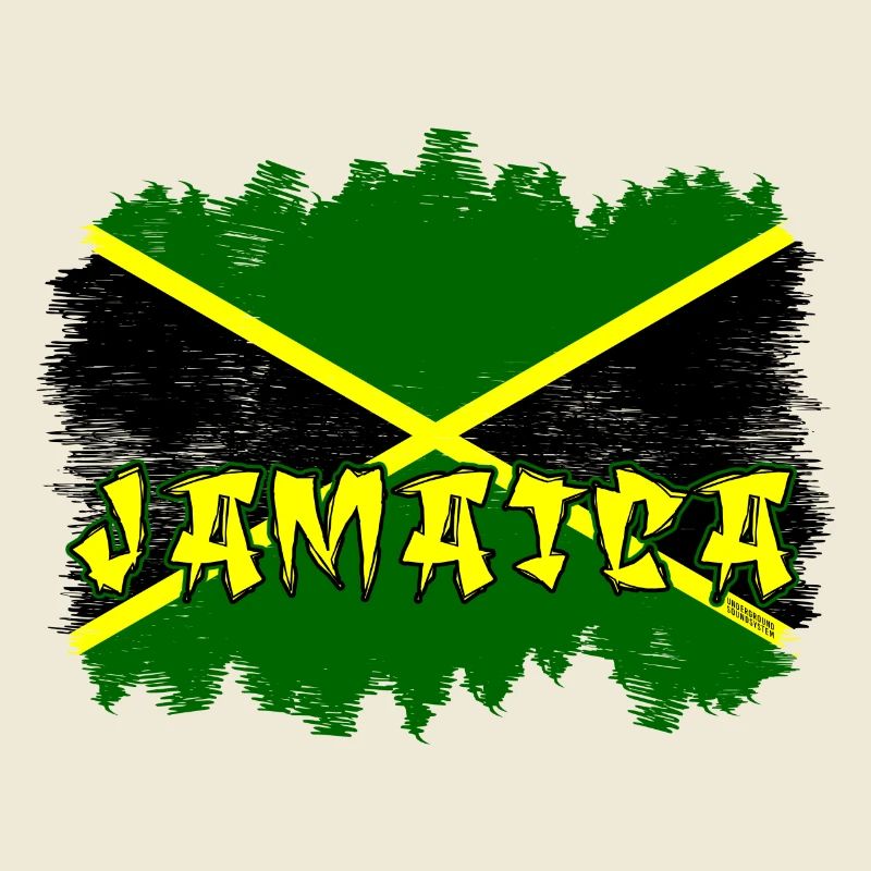 Jamaika Graffiti Flag Design