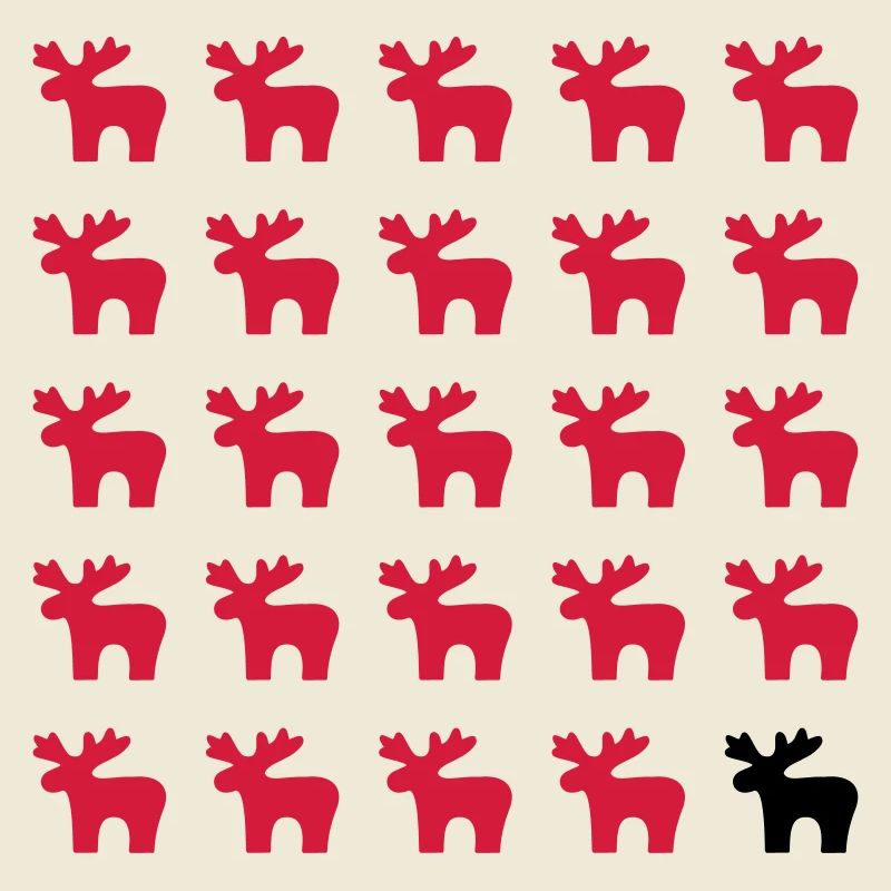 Moose Moose Pattern I Noël