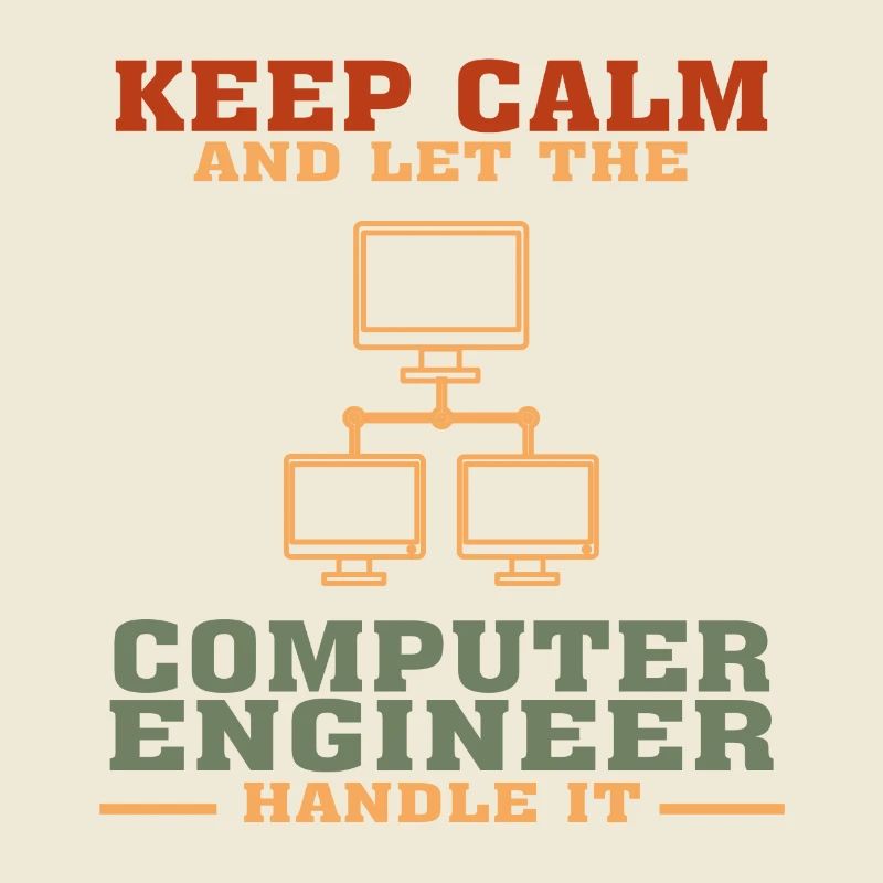 Bestseller Computer Engineer Tshirt, Keep Calm