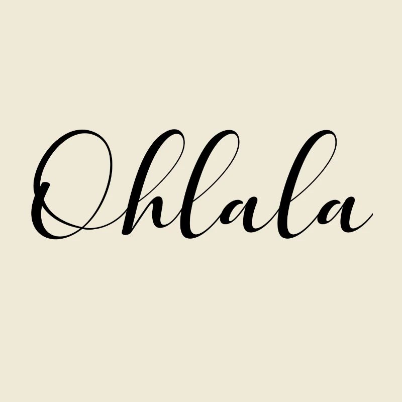 Ohlala Oh LaLa Paris Frankreich Romantik Geschenk