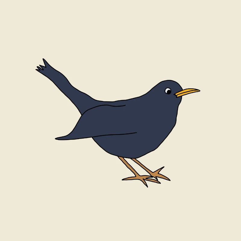 Amsel *** blanko