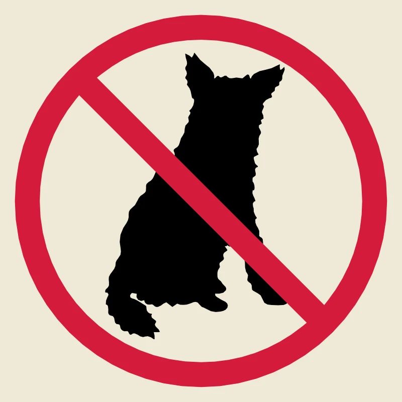 Chiens Interdit Bouclier