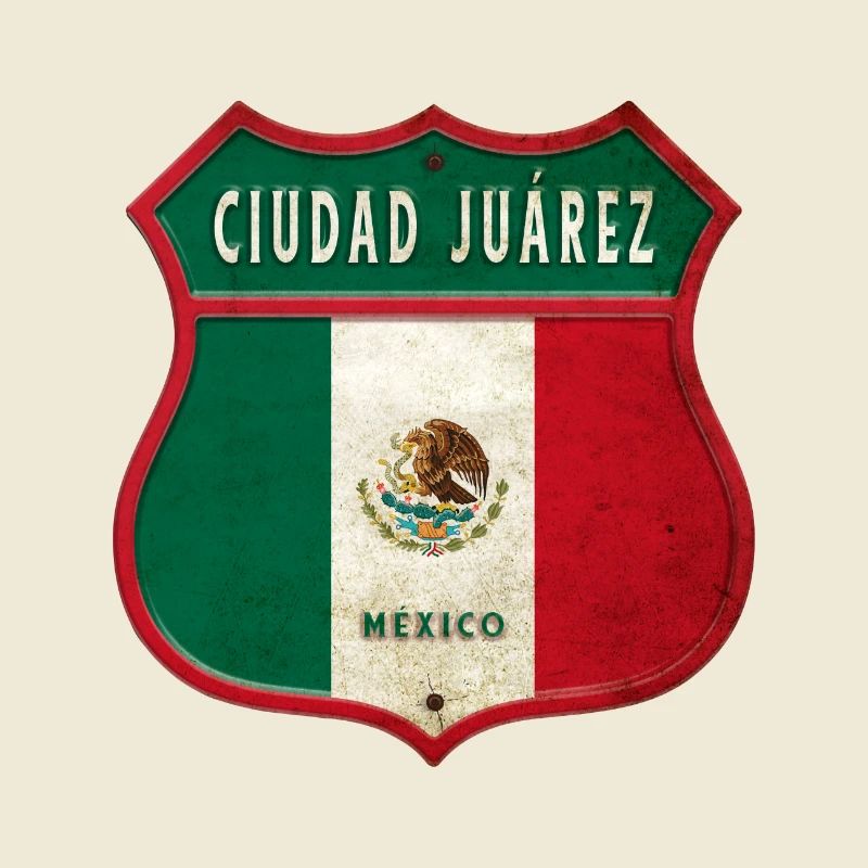 Ciudad Juárez Mexiko Wappen Design