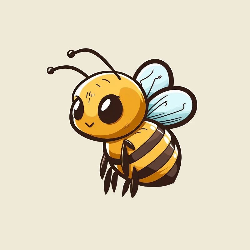 Cute Comic Bee