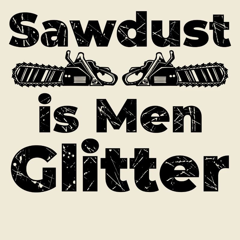 Bûcheron déclaration bois sciure de bois sciure de bois foresterie