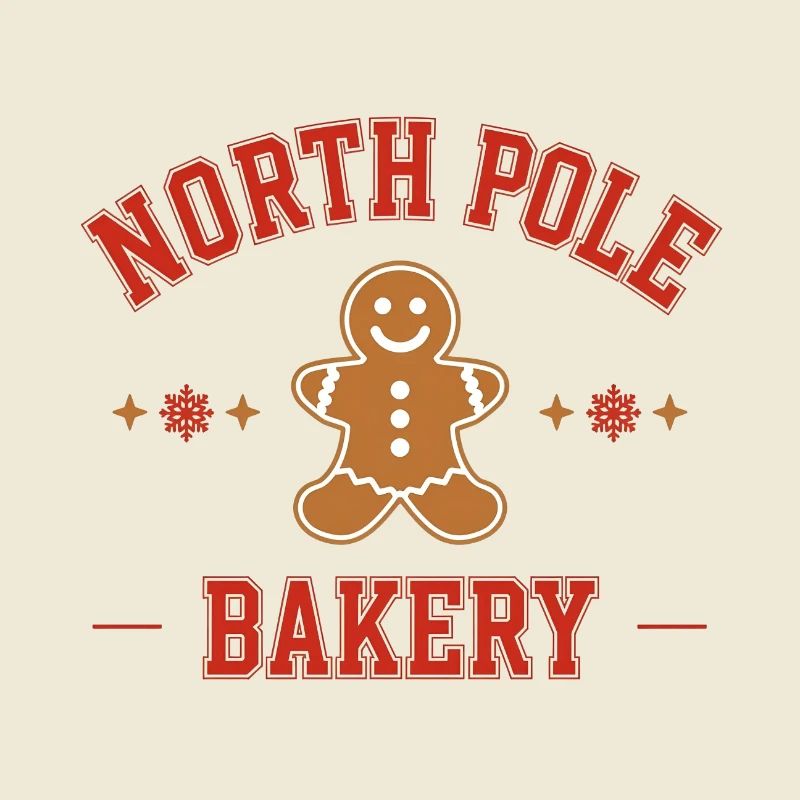 College Style Gingerbread Man – North Pole Bakery