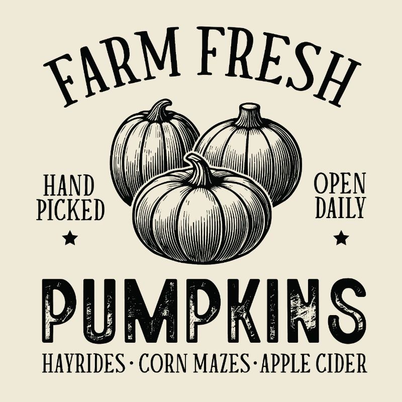Autumn Pumpkins with Rustic Style