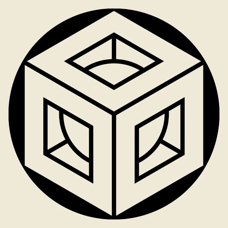 Design du crop circle cube de Metatron
