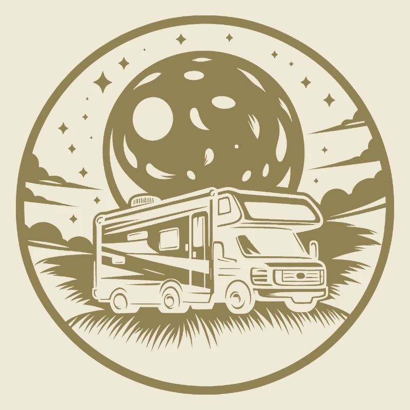 Camping-car Silhouette Camping