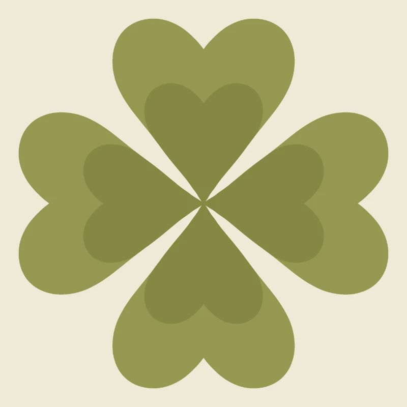 Four-Leaf Clover Pattern Design