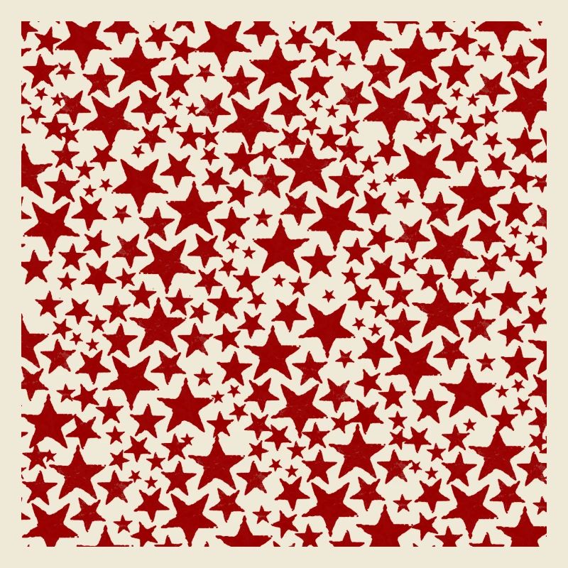 Red star pattern on dark background