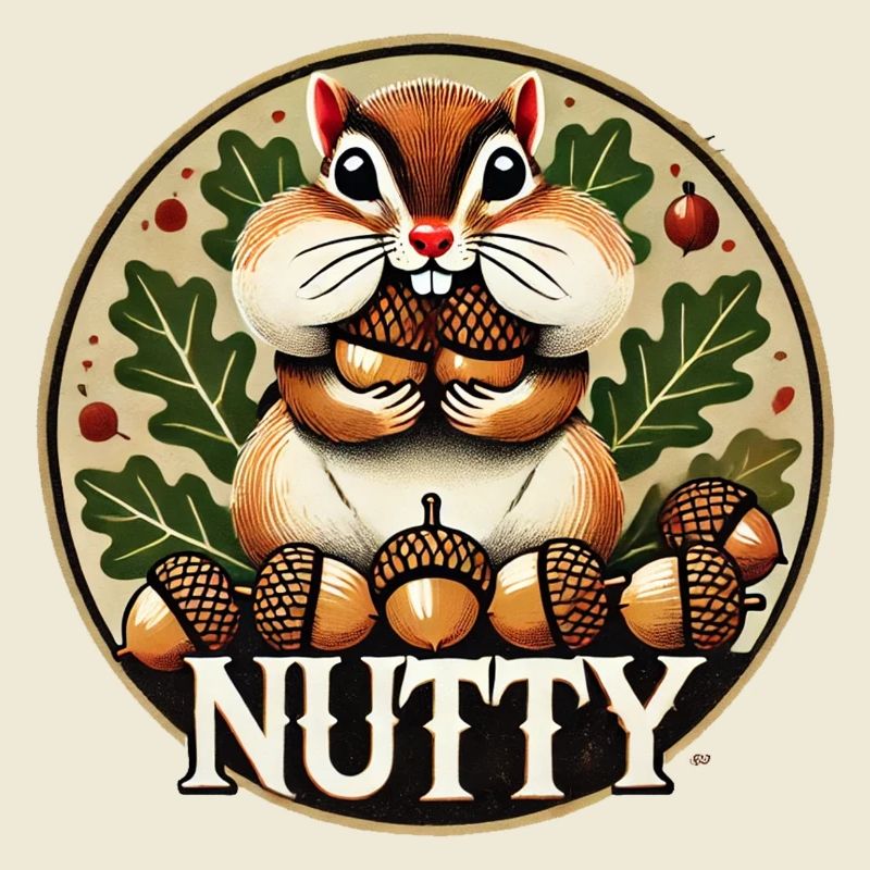 Nutty Chipmunk Harvest Charm
