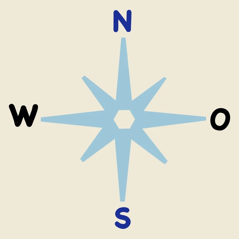 Compass Cardinal Directions Star Compass Maritime