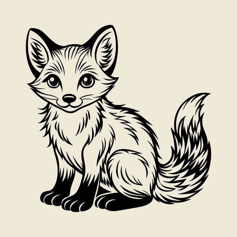 Bébé renard