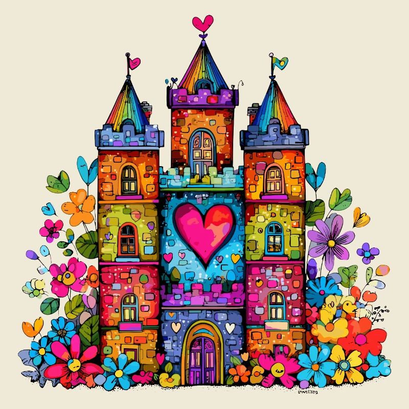 Regenbogenherz Schloss