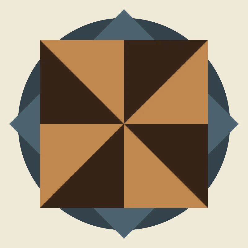 GÉOMÉTRIE DU NOYAU PYRAMIDAL | Œuvres d’art Basic Shapes