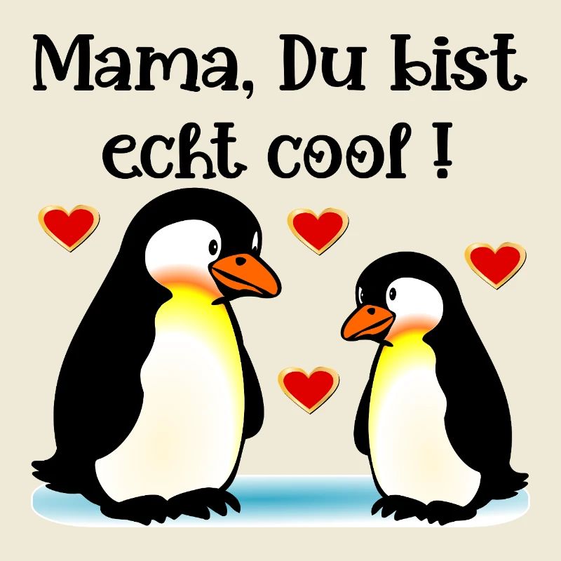 Komplimente Mama Muttertag Pinguine