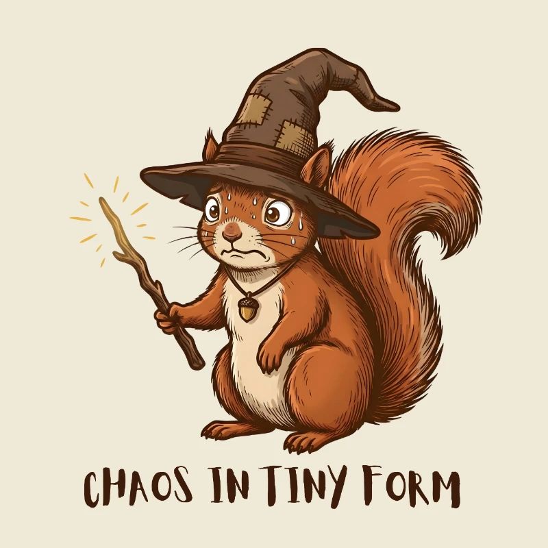 Chaos in Tiny Form – Feralcore Squirrel
