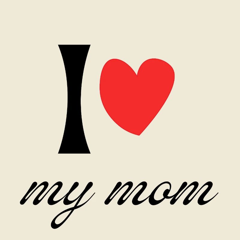 Ich liebe meine Mutter – Muttertags- und Anniversa-Geschenk
