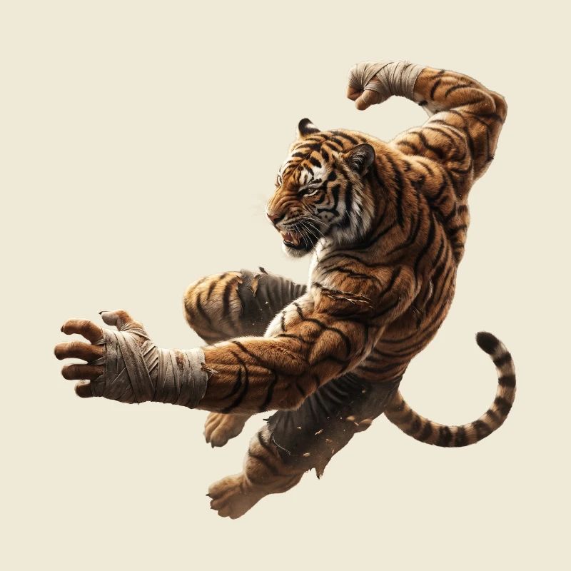 Leaping Tiger