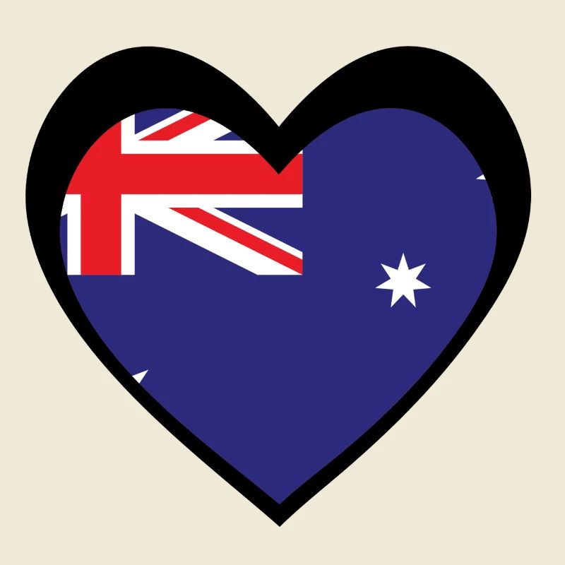 Black Aussie Heart – Bold Modern Australia