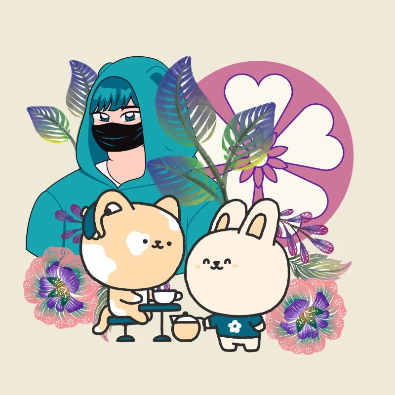 Groupe d’anime dans Mask with Cochlear Implant Art