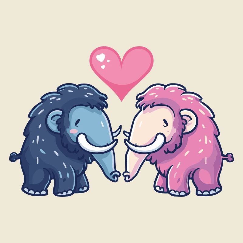 Mammoth Comic Couple Love