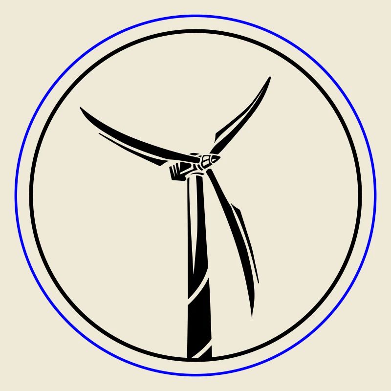 Wind Power Symbol Wind Turbine