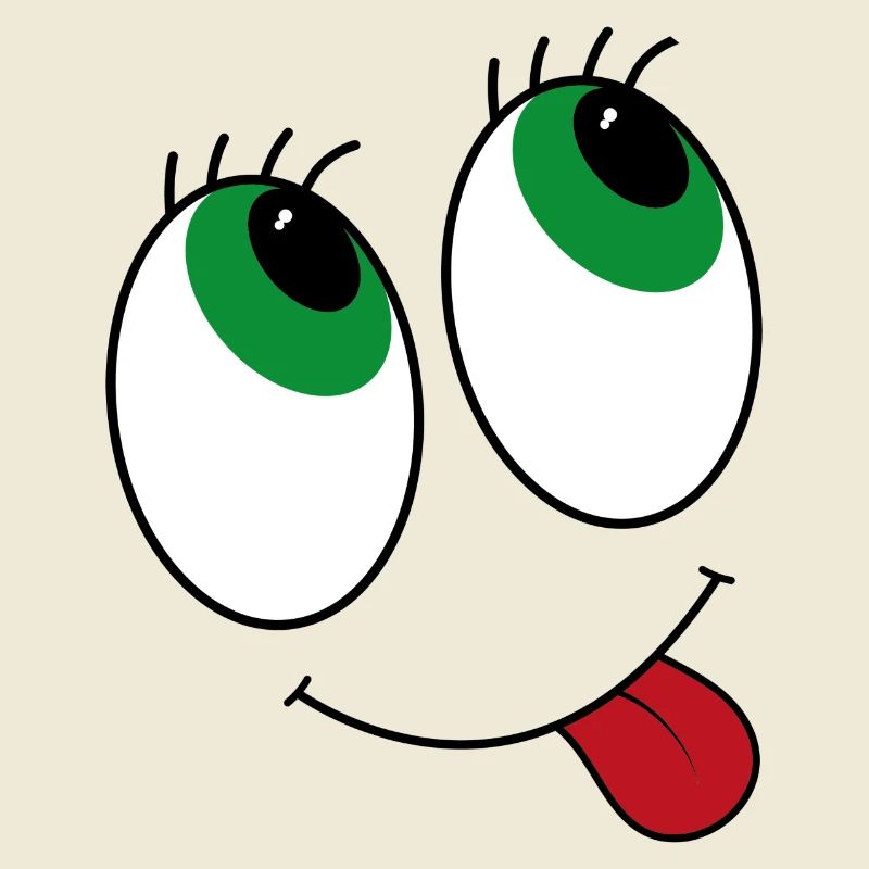 Yeux de style bande dessinée