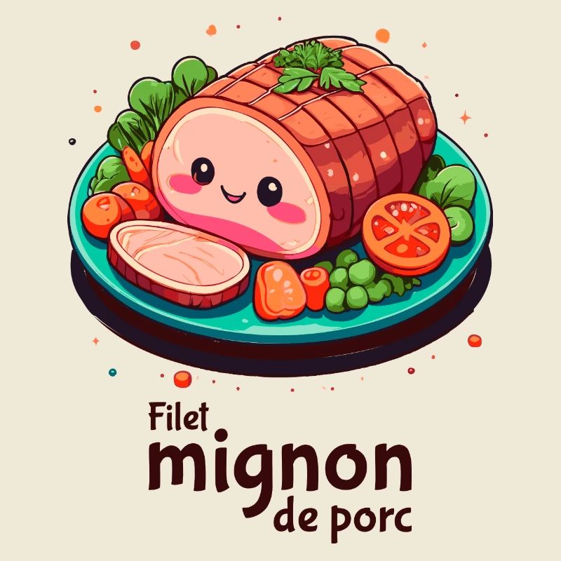 Pork tenderloin - Dark text