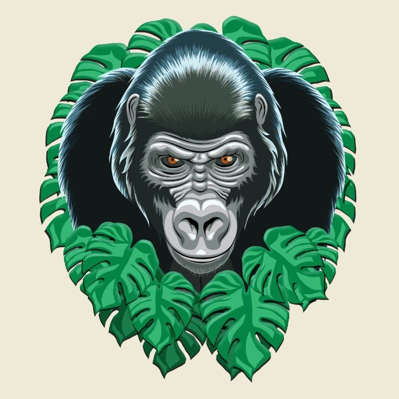 Gorilla head