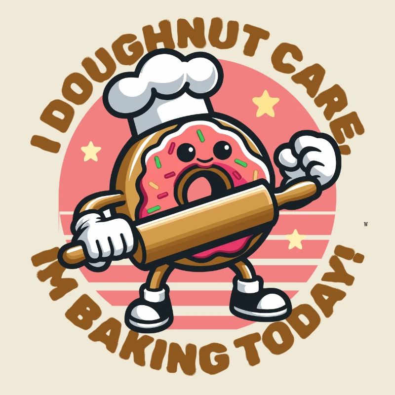 I Doughnut Care, I'm Baking Today